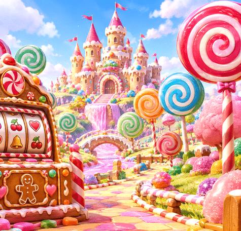 Tampilan permainan Sweet Bonanza